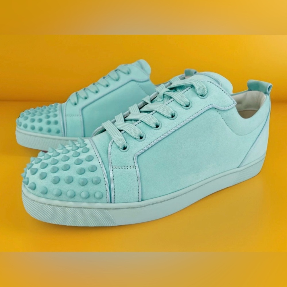Christian Louboutin Louis Junior Spikes Orlato Suede Men Sneakers EU 44 - US 11
